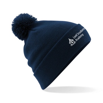 Lord Scudamore Academy - Original Pom Pom Beanie - Navy