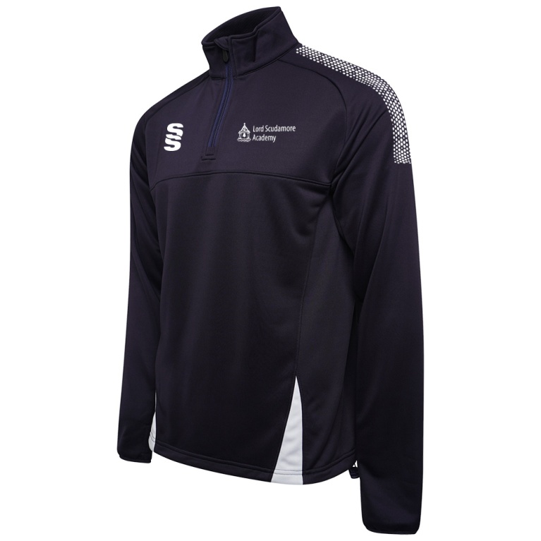 Lord Scudamore Academy - Fuse Performance Top - Navy/White - Unisex