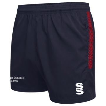 Lord Scudamore Academy - Performance Gym Short - Navy/Red - Unisex
